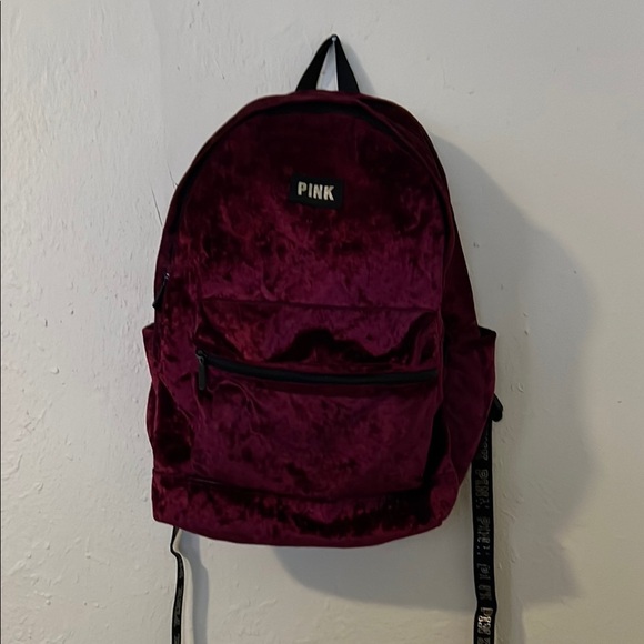 PINK Victoria's Secret Accessories - PINK Victoria's Secret Burgandy Laptop Case with Classic Design